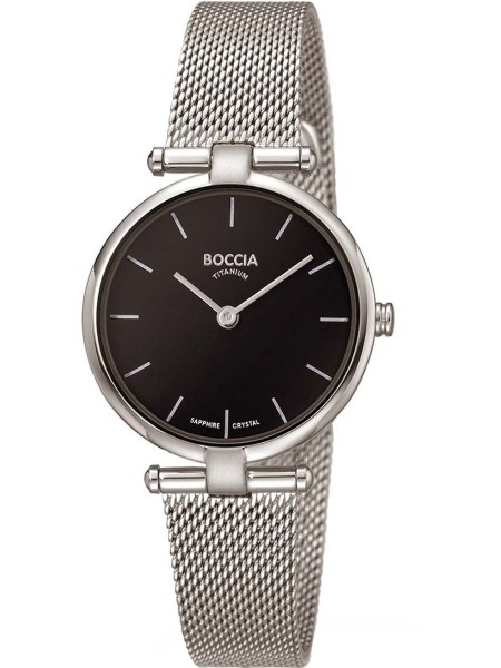 Boccia Titanium 3340-02 Relógio para mulher, pulseira de acero inoxidable