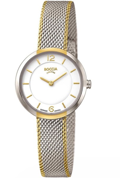 Boccia Titanium 3266-06 ladies' watch, stainless steel strap