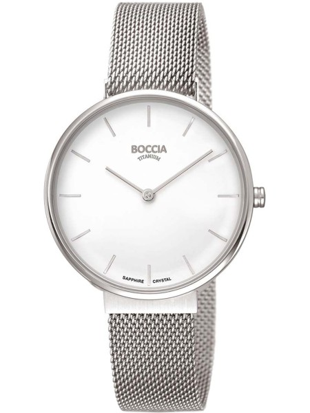 Boccia Titanium 3327-09 γυναικείο ρολόι, με λουράκι stainless steel