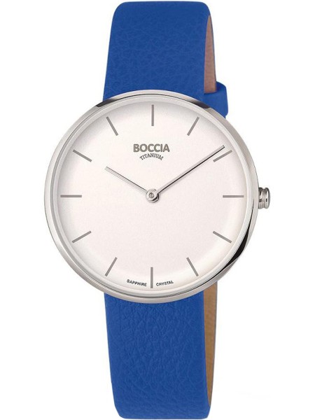 Boccia Titanium 3327-06 ladies' watch, synthetic leather strap