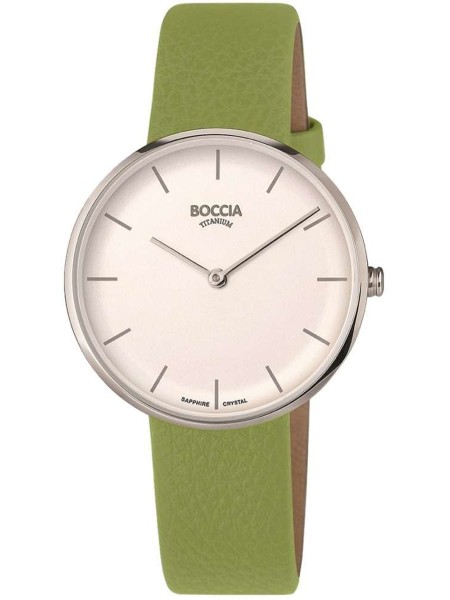 Boccia Titanium 3327-07 ladies' watch, synthetic leather strap