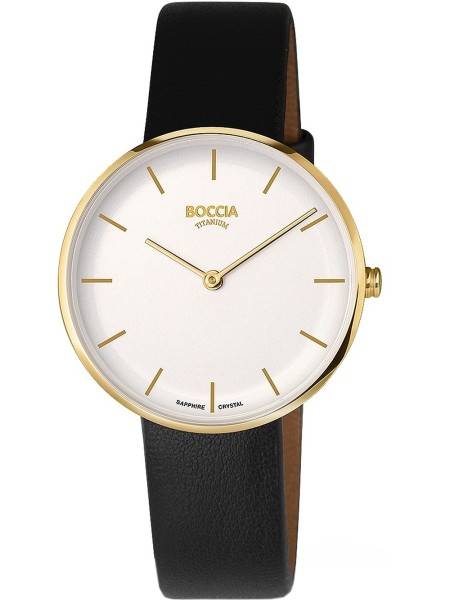 Boccia Titanium 3327-04 γυναικείο ρολόι, με λουράκι synthetic leather