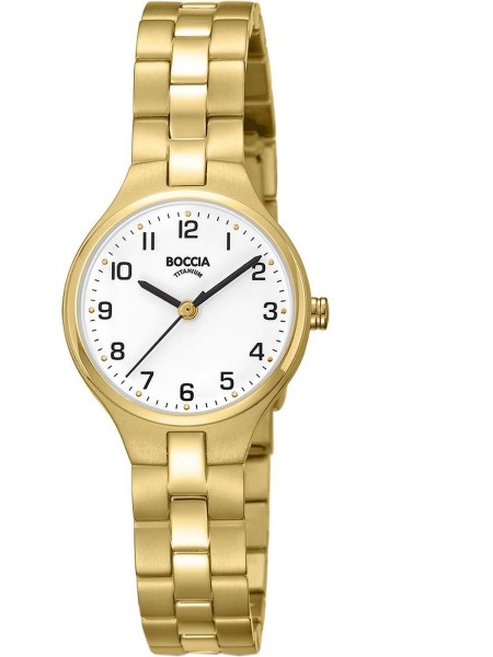 Boccia Titanium 3330-03 Relógio para mulher, pulseira de titanio