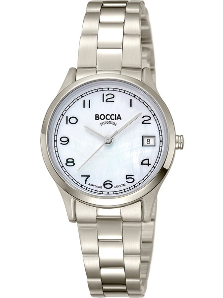 Boccia Titanium 3324-01 γυναικείο ρολόι, με λουράκι titanium