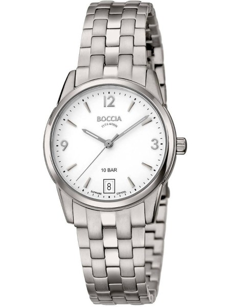 Boccia Titanium 3272-03 γυναικείο ρολόι, με λουράκι titanium