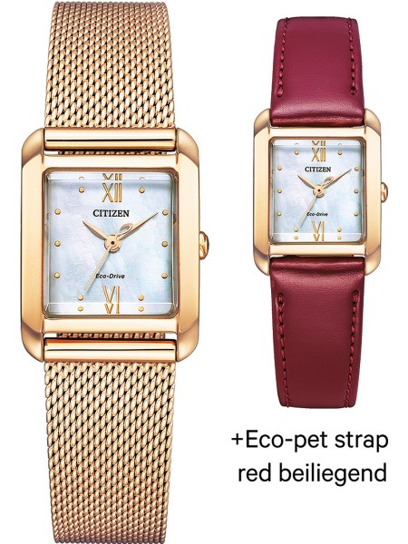 Citizen Eco-Drive Elegance EW5593-64D ladies' watch, stainless steel strap