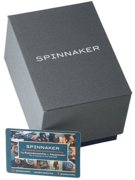Spinnaker Hull Automatic SP-5071-03 herenhorloge, echt leer bandje