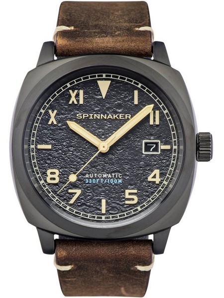 Spinnaker Hull Automatic SP-5071-03 men's watch, cuir véritable strap