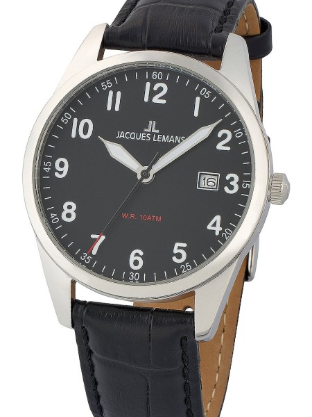 Jacques Lemans Sport 1-2002A Herrenuhr, real leather Armband