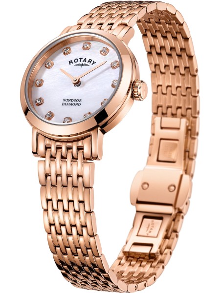 Rotary Windsor LB05304/41/D Relógio para mulher, pulseira de acero inoxidable