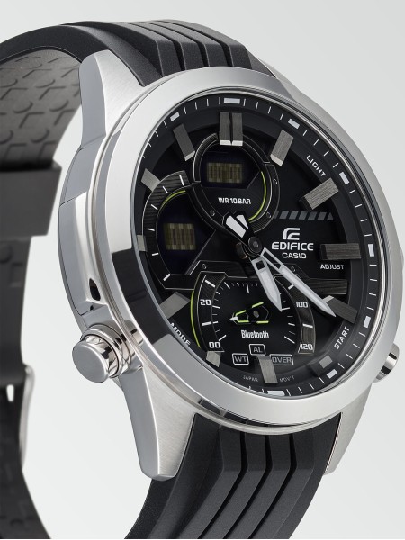 Casio Edifice ECB-30P-1AEF men's watch, resin strap