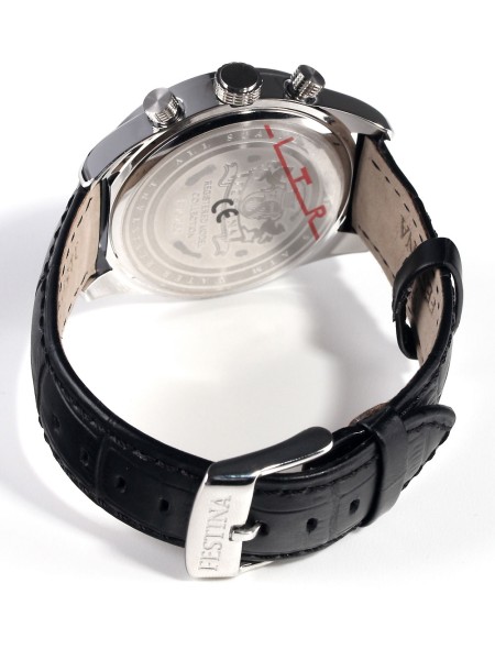Festina Sport F16760/4 men's watch, real leather strap