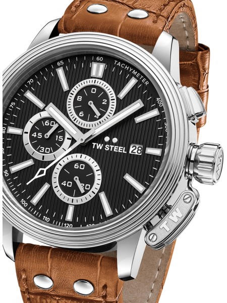 TW-Steel CEO Adesso CE7003 men's watch, real leather strap