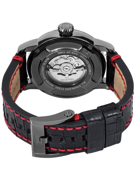 TW-Steel Maverick MST6 men's watch, real leather strap