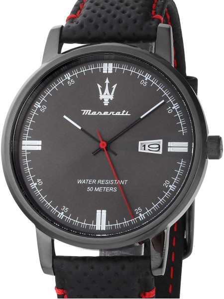 Maserati Eleganza R8851130001 Reloj para hombre, correa de cuero real