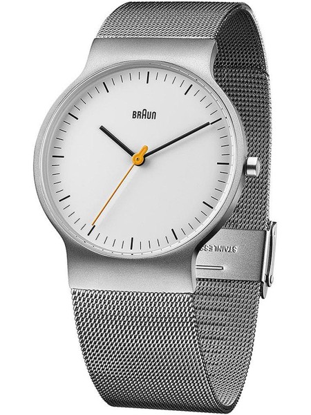 Braun Classic Slim BN0211WHSLMHG men's watch, stainless steel strap