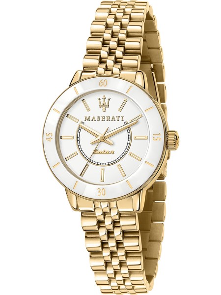 Maserati Successo Solar R8853145502 Relógio para mulher, pulseira de acero inoxidable
