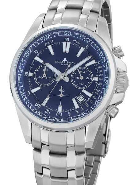 Jacques Lemans Liverpool Chronograph 1-2117K men's watch, stainless steel strap