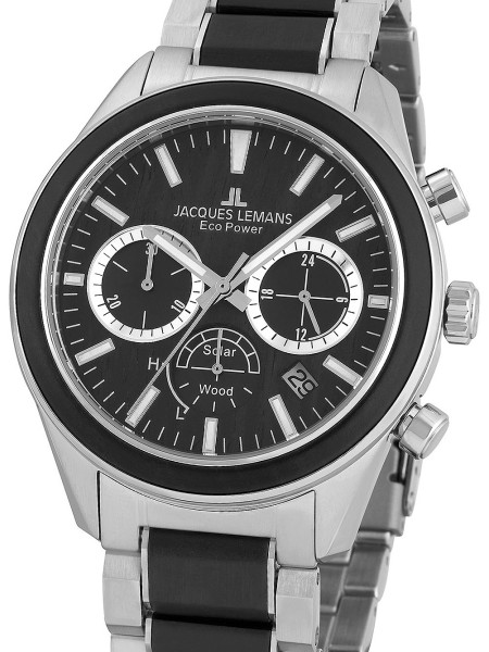 Jacques Lemans Eco Power 1-2115I men's watch, stainless steel strap