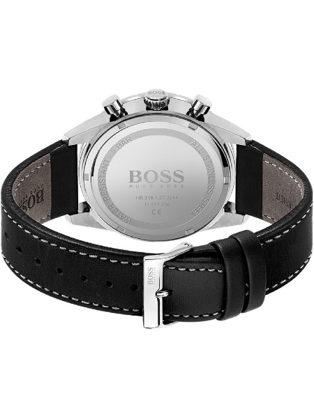 mužské hodinky Hugo Boss Pilot Edition Chrono 1513853, řemínkem real leather