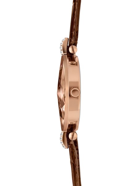 Montre pour dames Jowissa Facet Strass J5.625.M, bracelet cuir véritable