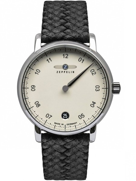 Zeppelin Monotimer 8643-5 ladies' watch, real leather strap