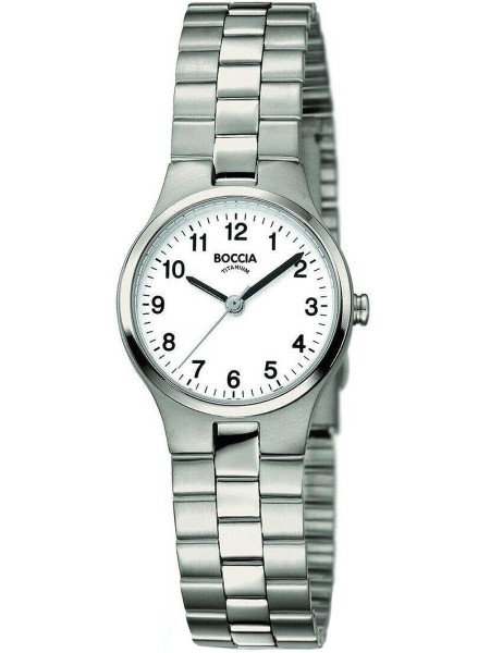 Boccia Uhr Titanium 3082-06 Relógio para mulher, pulseira de titanio