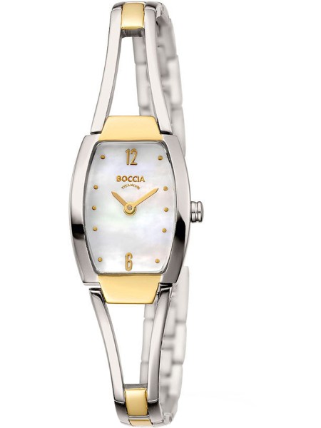 Boccia Uhr Titanium 3262-02 Relógio para mulher, pulseira de titanio
