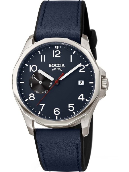 Boccia Uhr Titanium 3644-02 men's watch, silicone strap