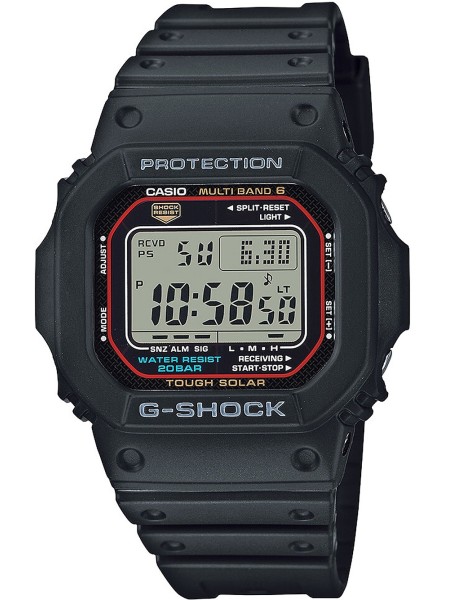 Casio G-Shock Solar Funkuhr GW-M5610U-1ER herenhorloge, [attribute94] bandje