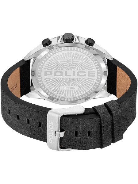 Police Zenith PEWJF2108701 herrklocka, äkta läder armband