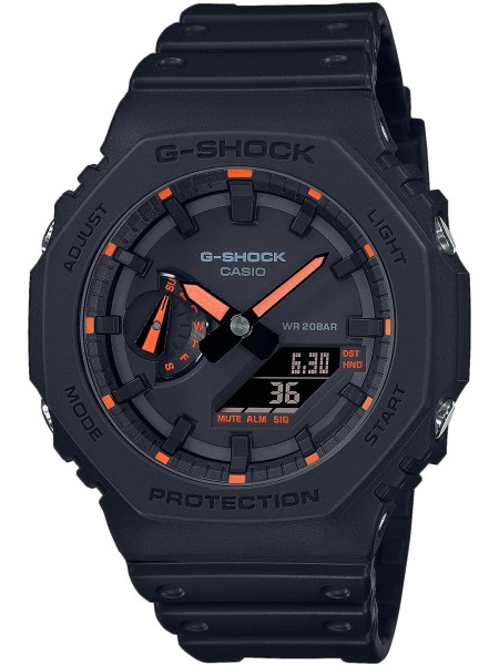 Casio G-Shock GA-2100-1A4ER ladies' watch, resin strap