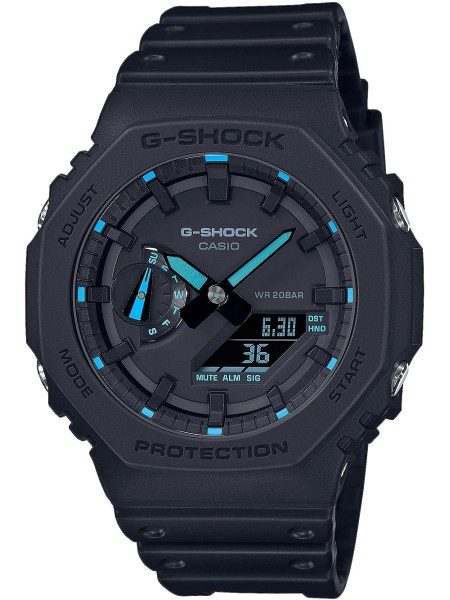 Casio G-Shock GA-2100-1A2ER Relógio para mulher, pulseira de resina