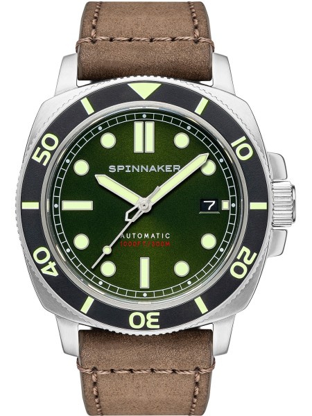 Spinnaker Hull Diver Automatic SP-5088-03 men's watch, real leather strap
