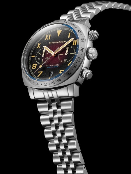 Spinnaker Hull Chronograph SP-5092-22 men's watch, acier inoxydable strap