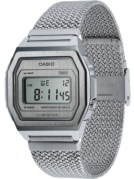Casio Vintage A1000MA-7EF ladies' watch, stainless steel strap