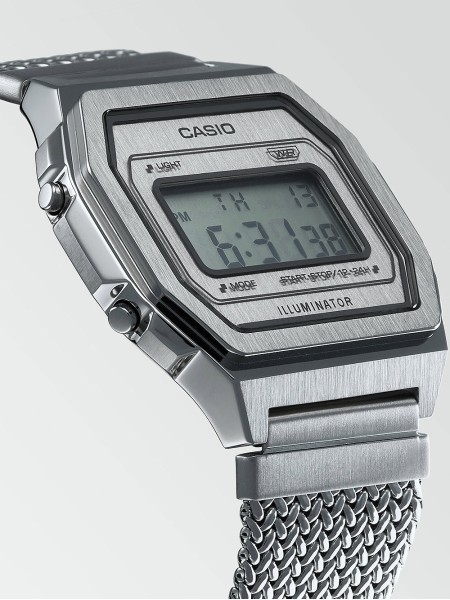 Casio Vintage A1000MA-7EF sieviešu pulkstenis, stainless steel siksna