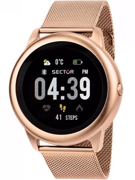 Montre pour dames Sector Smartwatch S-01 R3251545501, bracelet acier inoxydable