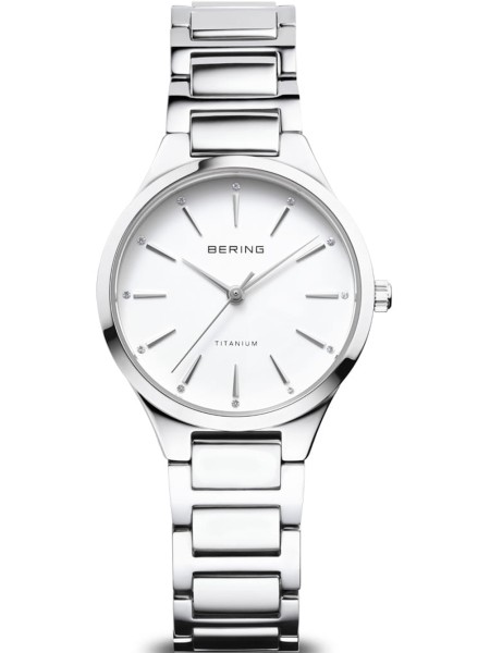 Bering Titanium 15630-704 Relógio para mulher, pulseira de titanio