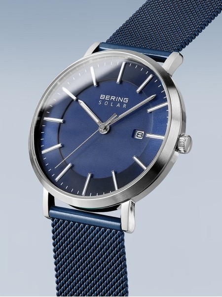 Bering Solar 15439-307 men's watch, stainless steel strap