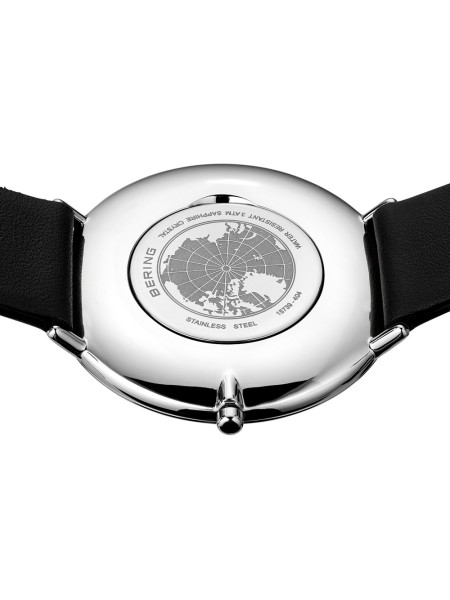 Bering Ultra Slim 15739-404 ladies' watch, real leather strap