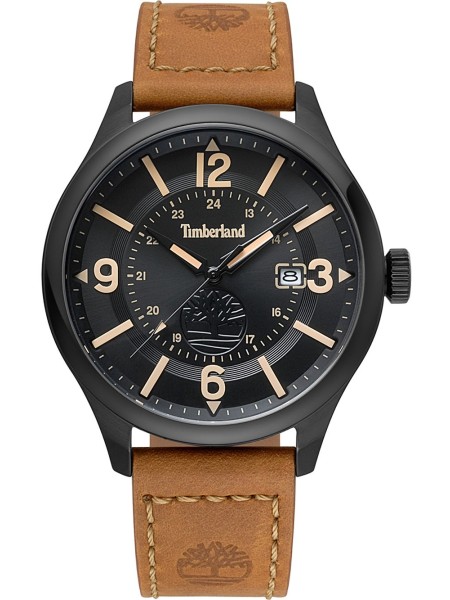 Timberland Blak Set TBL.BLAK.SET.20 men's watch, real leather strap