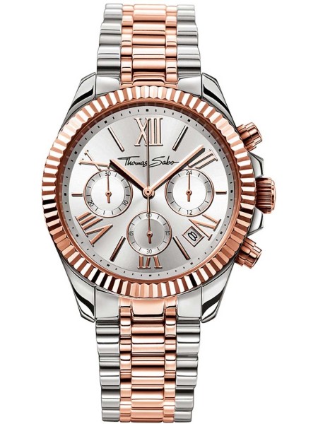 Thomas Sabo WA0221-272-201 Relógio para mulher, pulseira de acero inoxidable