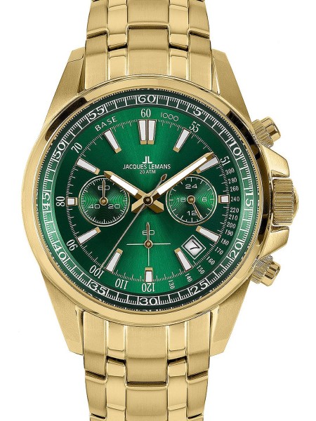 Jacques Lemans 1-2117P men's watch, acier inoxydable strap
