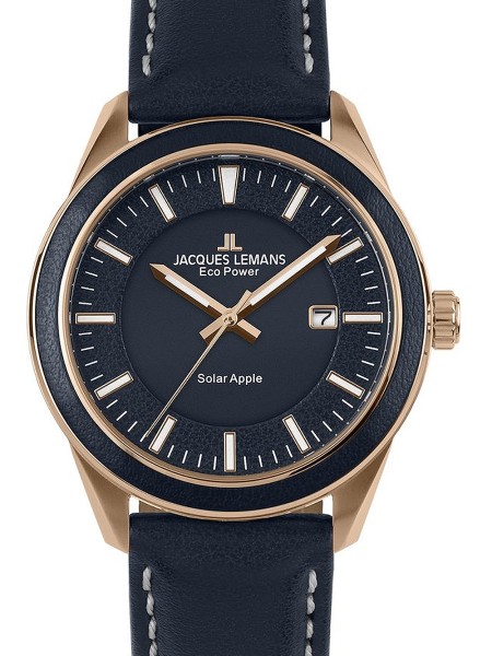 Jacques Lemans 1-2116C men's watch, cuir synthétique strap
