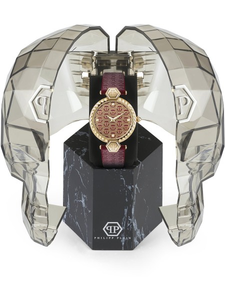 Philipp Plein PWEAA0221 Γυναικείο ρολόι, real leather λουρί