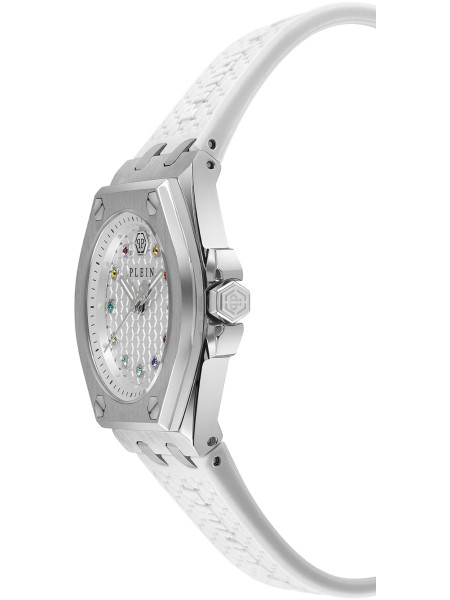 Philipp Plein PWJAA0122 Relógio para mulher, pulseira de silicona