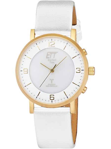 ETT Eco Tech Time ELS-11571-11L ladies' watch, real leather strap