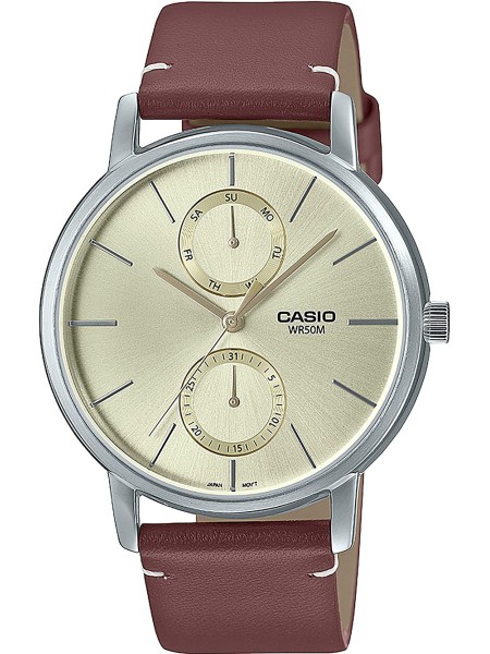 Casio MTP-B310L-9AVEF men's watch, real leather strap