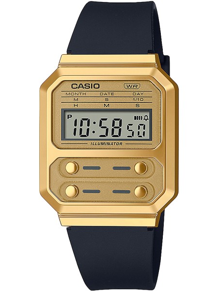 Casio A100WEFG-9AEF naisten kello, resin ranneke